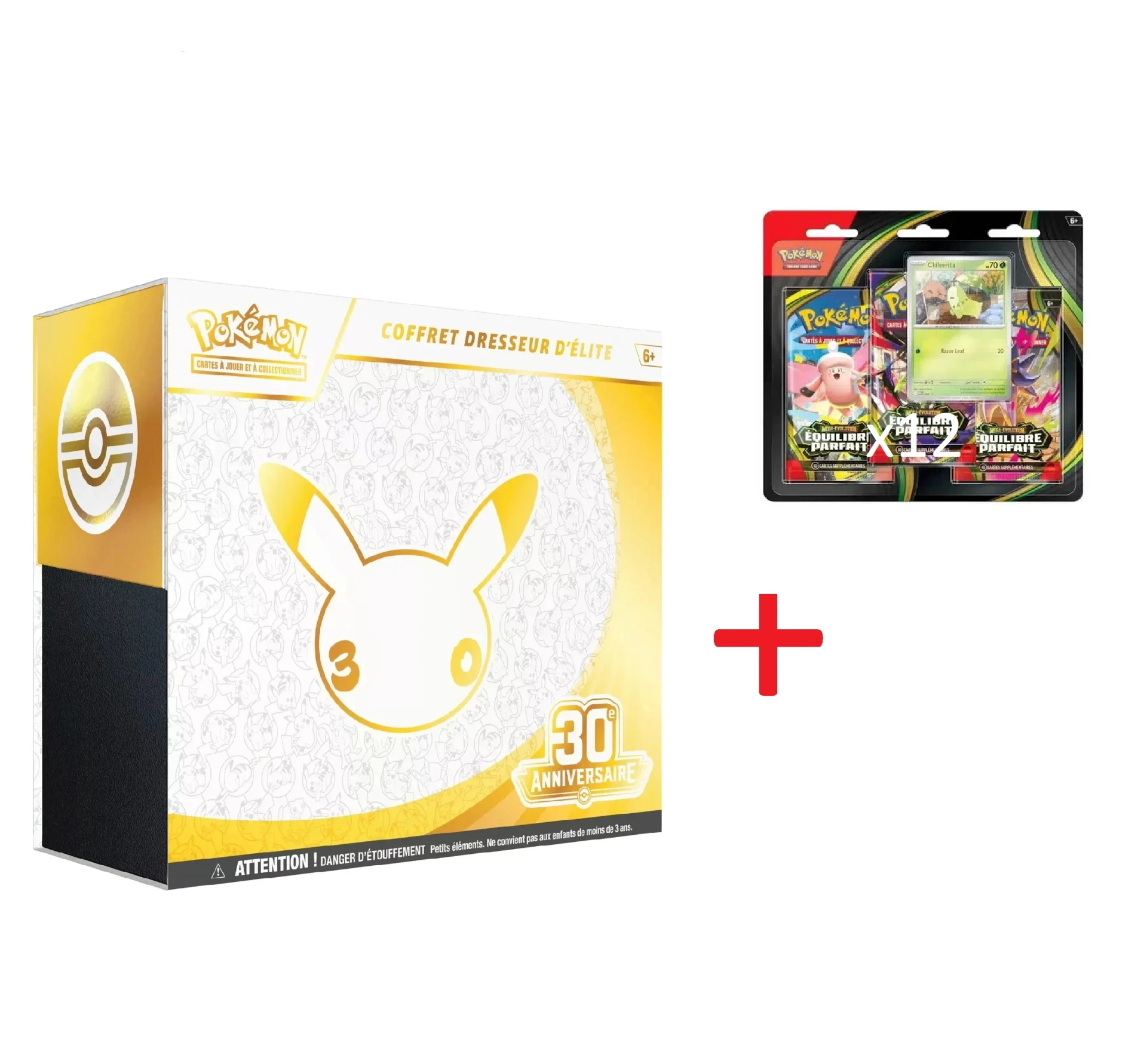 PACK: ETB 30 ANS + CAISSE 12 TRIPACK ME3 EQUILIBRE PARFAIT