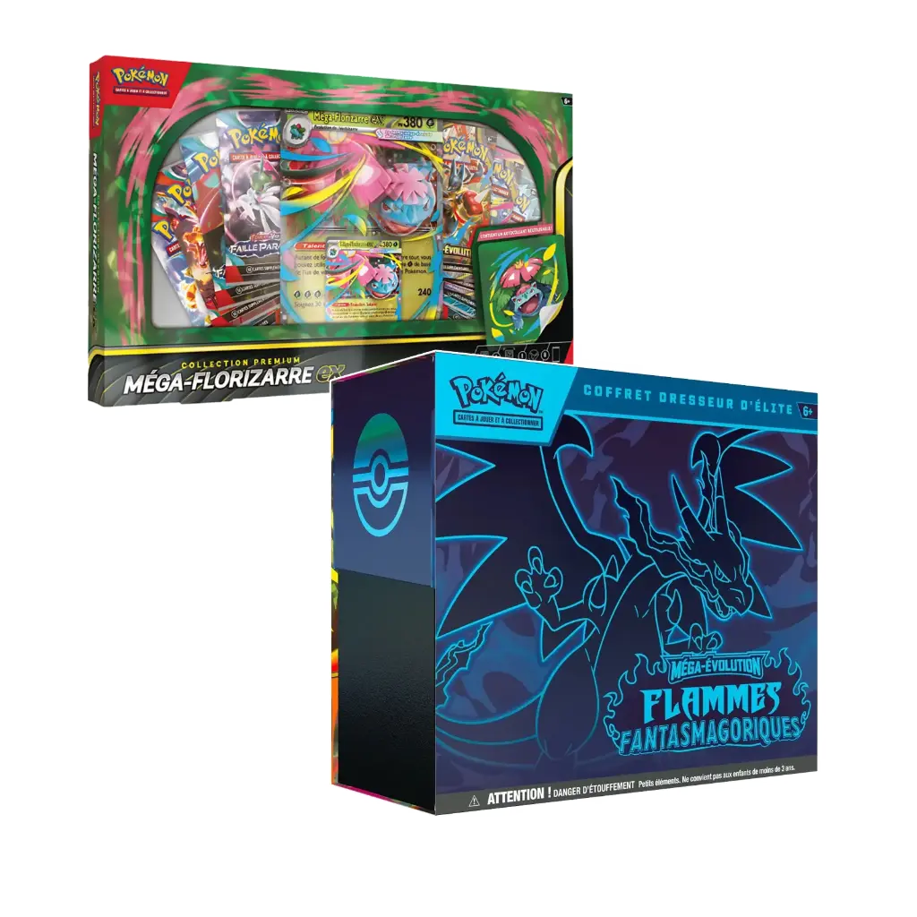 PACK: ETB ME2 + COFFRET MEGA FLORIZARRE EX