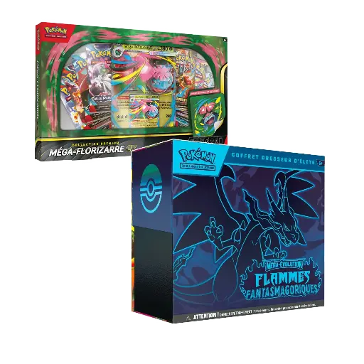 PACK: ETB ME2 + COFFRET MEGA FLORIZARRE EX